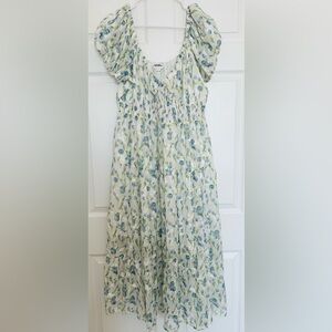 Arula Claire Floral Midi Dress